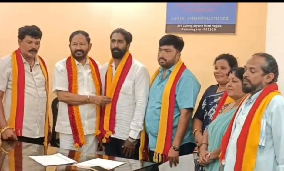 Shabbir Pasha appointed as Chamaraj Nagar district president of Karnataka Defense Forum Swabhimani Bana